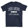 thumbnail image 1 of Cross Anchor South Carolina Classic Established Men's Cotton T-Shirt, 1 of 1