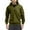 Army Green, variant on NAISIBABY Boys Fleece Hoodies with Half-Zipper Size 10, Long Sleeve Pullover Multi-Pockets Kids Fashion Hooded Sweatshirt Brown