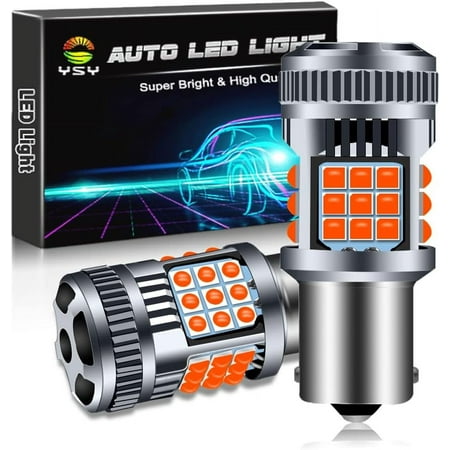 

FENG2pcs 1156 S25 BAU15S PY21W LED Bulb Canbus 3030 36SMD 1200LM 24W 12V Auto Signal Lamp Car Turn Reverse Brake Light (1156 BAU15S PY21W Red)-240810