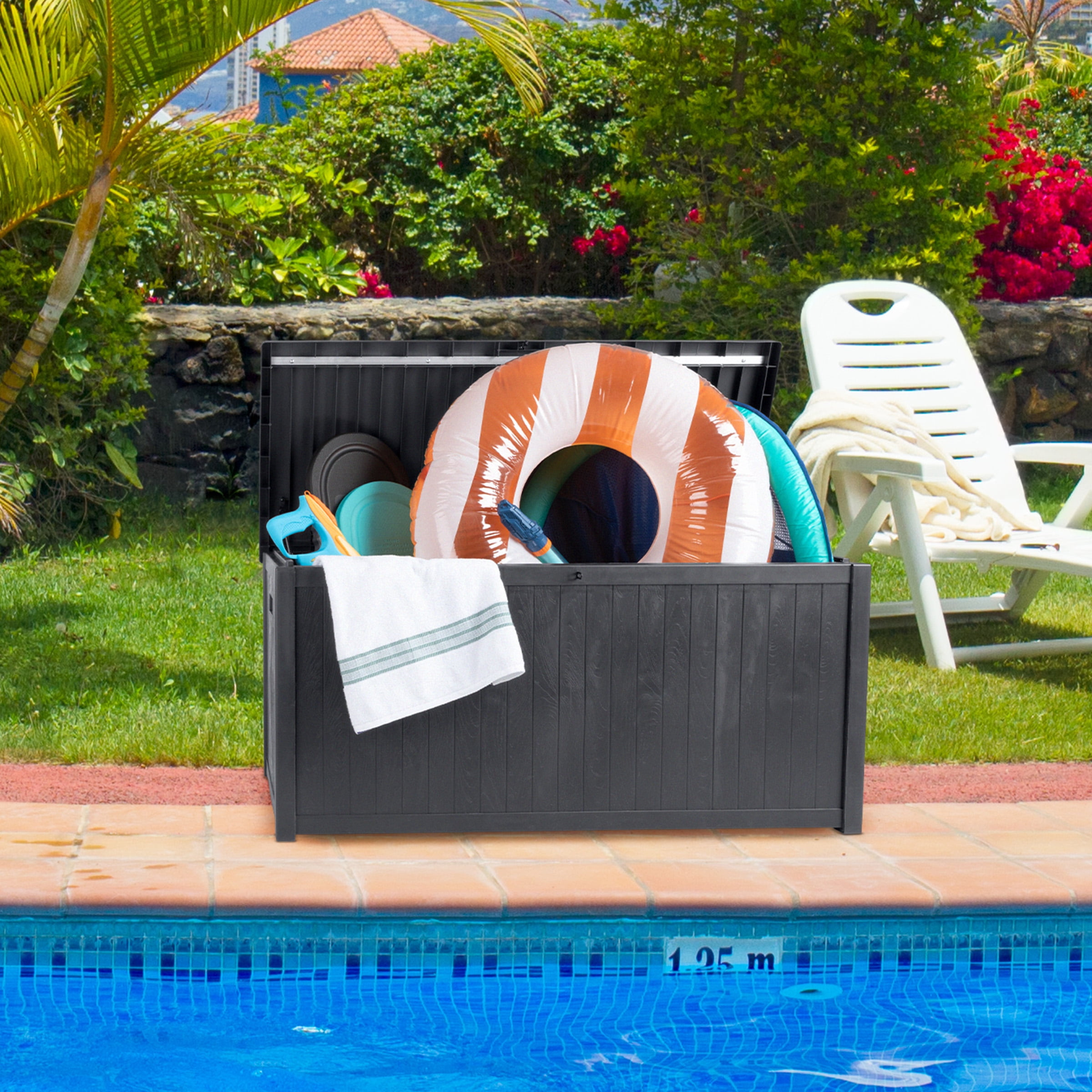 Pool toy box deals
