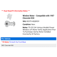 thumbnail image 2 of Window Motor - Compatible with 1987 Chevy R30, 2 of 2