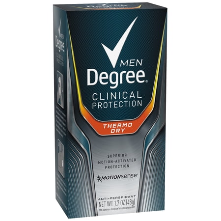 Degree Men Clinical+ Anti-Perspirant & Deodorant, Thermo Dry 1.70 oz