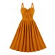 thumbnail image 1 of Puntoco Vestidos Mujer Verano Estilo Retro Temperamento Falda Larga con Cintura Ajustada V-Cuello Vestido Grande, 1 of 8