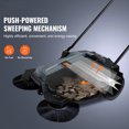 thumbnail image 3 of Push-type sweeper, manual non-electric sweeper, 5-gallon garbage bin, adjustable angle and height folding handle, suitable for walkways, courtyards, garages, and patios, 3 of 7
