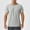 Gray, variant on Coorders George Mens Lightweight Athletic T-Shirts, Moisture Wicking Running Workout Shirt Short Sleeve Gym Tops , Black, Size L