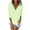 Green-Sweater, variant on Qetyuw Short Sleeve Sweater for Women Knitted V Neck Jumpers Oversized Casual Pullover Sweaters Lightweight Comfy Jumper