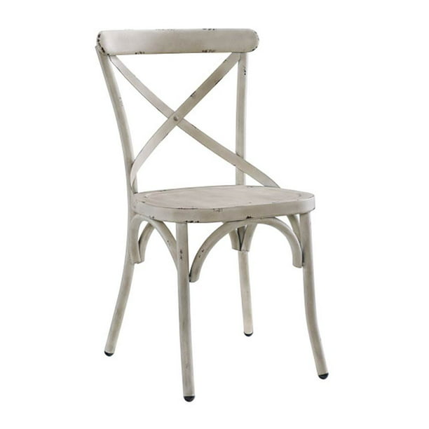 Dining Room Kitchen Chair White, Antique White Distressed Dining Room Chairs
