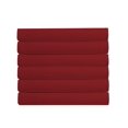 thumbnail image 1 of The Great American Store- Pack of 6 - Flat Sheet (Queen Size, Solid Burgundy) 600-Thread-Count 100% Superior Cotton - Best for Hotel, SPA, Hospitals - Super Soft & Flat Resistant Top Sheet, 1 of 4