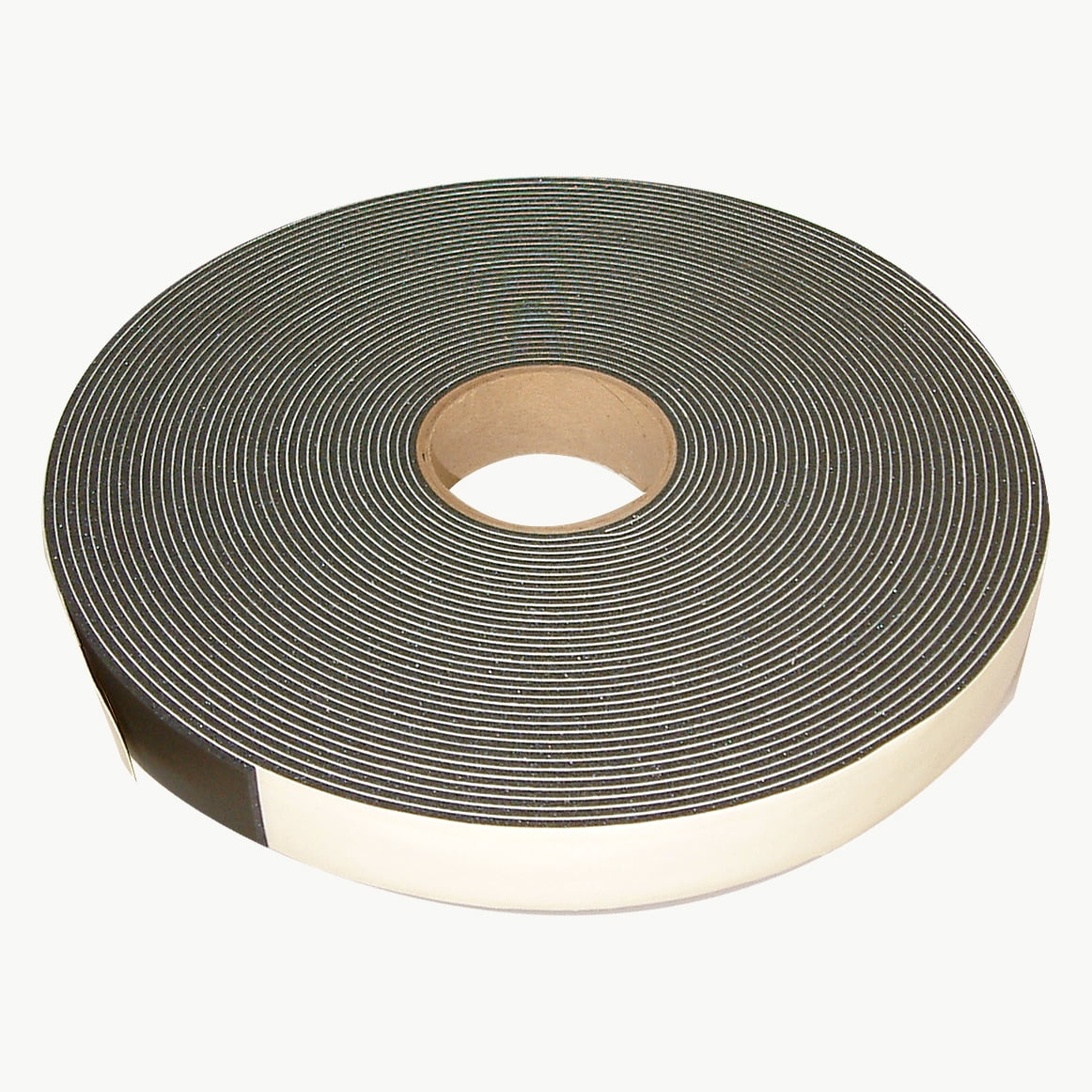 thick x 1/2 in JVCC SCF-01 Single Coated PVC Foam Tape: 1/8 in Black x 75 ft. 