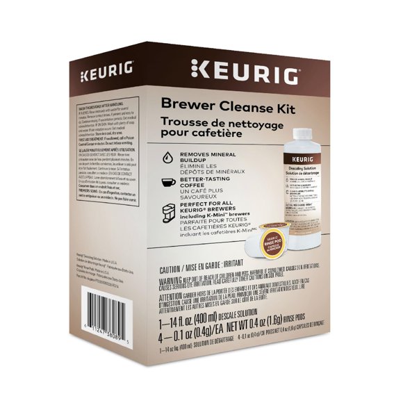 Kit de limpieza Brewer Keurig para mantenimiento con solución desincrustante