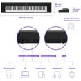 thumbnail image 6 of Yamaha 76-Key Piaggero Ultra-Portable Digital Piano, Black NP35B, 6 of 7
