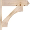 thumbnail image 3 of Ekena Millwork 7.50"W x 28"D x 28"H Westlake Smooth Arts and Crafts Outlooker, Douglas Fir, 3 of 4