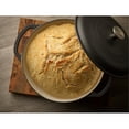 thumbnail image 4 of Mercer Culinary Horno holandés redondo de hierro fundido esmaltado, 6 cuartos de galón, negro mate, 4 of 9