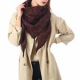 thumbnail image 3 of Coofit Winter Scarf Leopard Print Artificial Wool Blanket Scarf Shawl Scarf for Autumn, 3 of 8