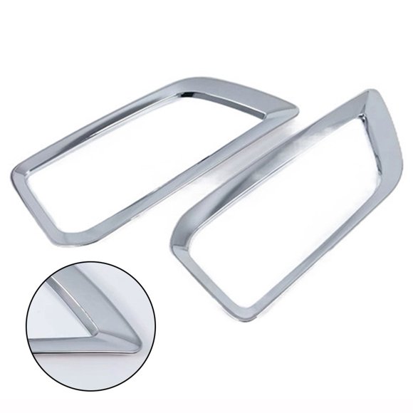 1 Pair Car Front Fog Light Lamp Frame Bracket Trim For Hyundai For Encino For Kona 2018 2019 2020 2021 Abs Frame Cover Decor Mingyiq