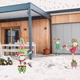 thumbnail image 3 of Jardín De Duende Navideño, Estaca De Patio De Gnomo De Metal De Navidad, Adorno De Duende De Hierro Forjado, Carteles De Patio, Decoración De Vacaciones Al Aire Libre Methold HA039912-01, 3 of 6