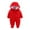 ZB1-Red, variant on XFHLMJFF Christmas Hooded Jumpsuits for Deer Snowflake Printed Coveralls Toddler Boys Girls Winter Warm Flannel Long Sleeve Onesie for 6-9 Months