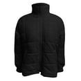thumbnail image 6 of GEWSEY Women's Oversized Splice Quilted Lightweight Puffer Jacket Casual Padded Coat (Black, M), 6 of 7