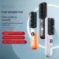 thumbnail image 4 of Cepillo Alisador de Pelo Inalámbrico, Minicepillo Alisador Portátil con Peine Caliente de Iones Negativos y Base de Carga A, 4 of 10