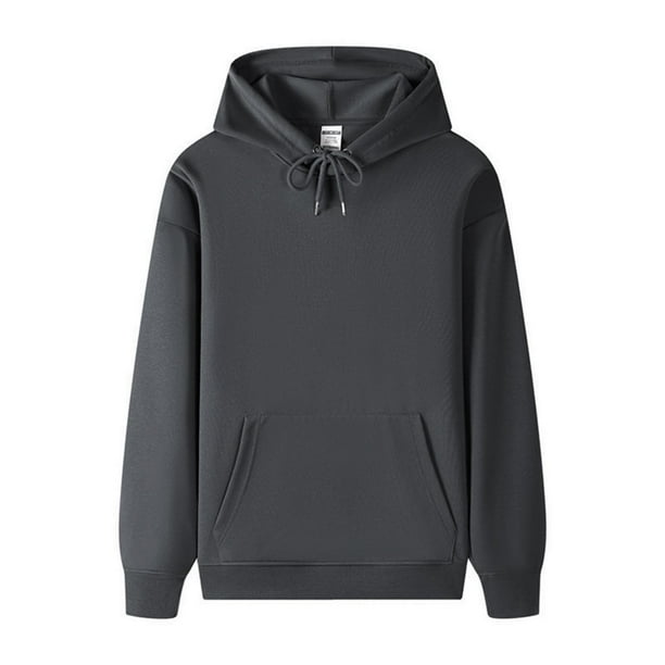 Sudadera con capucha unisex, sudadera básica lisa, ropa de moda de invierno, sudadera de manga larga de gran tamaño, blusa para hombre