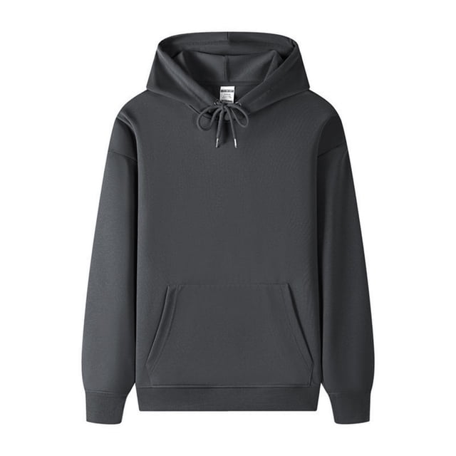 Sudadera con capucha unisex, sudadera básica lisa, ropa de moda de invierno, sudadera de manga larga de gran tamaño, blusa para hombre