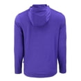 thumbnail image 3 of Men's Cutter & Buck Purple ECU Pirates Coastline Epic Comfort Eco Recycled Long Sleeve Hoodie T-Shirt, 3 of 3