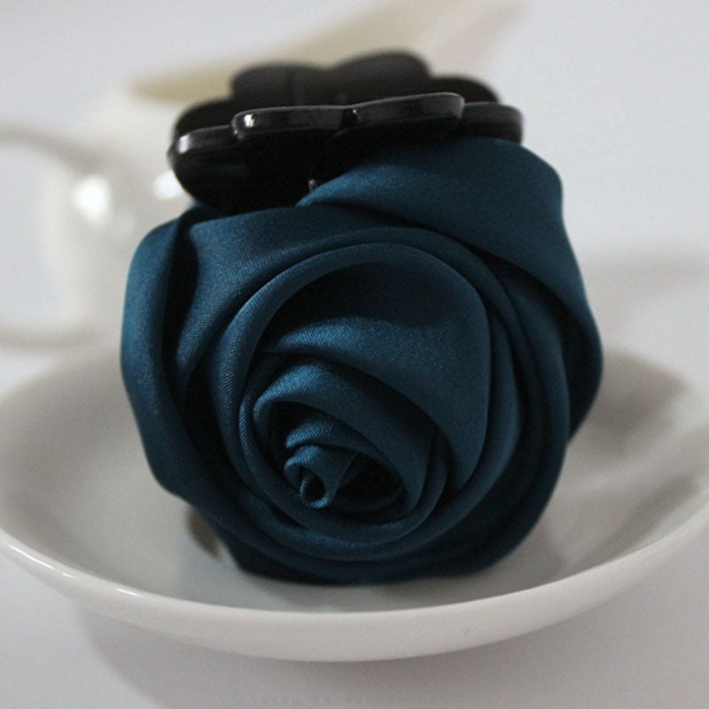 Zedwell Zedwell Rose Flowers Plastic Claw Jaw Hair Clip