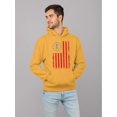 thumbnail image 2 of Vintage 1776 Patriotic Flag Hoodie Men's, 2 of 4