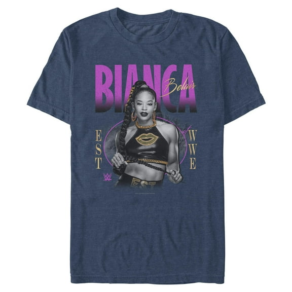 Mens WWE Gold Bianca Belair T Shirt