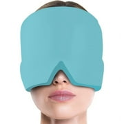 Headache Relief Hat, Ice Cap for Migraines Tension Sinus Headache Relief, Snugly Fit for Head Ice Pack Cap with Gel Ice for Headache Migraine Relief, Compressed Therapy Headache Relief Cap