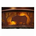 thumbnail image 3 of Meyda Tiffany 140650 Bear On The Loose 2 Light 14" Wide Semi-Flush Ceiling Fixture - Red, 3 of 7
