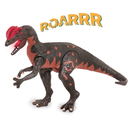 Terra by Battat – Electronic Dinosaur with Light & Sound – Dilophosaurus Wetherilli Toy for Kids Age 3+