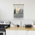 thumbnail image 2 of Truu Design, Farmhouse Modern, Galvanized Metal Storage with Two Compartments, 2 of 5