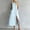 *Blue, variant on U Women's Summer Sleeveless Round Neck Button Down Split Midi Dress, Loose Fit Casual Dress with Pockets Pink,Women's Plus L