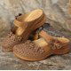 thumbnail image 5 of Amzcrzy Zapatos de mujer,Zapatos de mujer,Zapatillas de mujer, Sandalias cómodas con flores huecas y punta redonda para mujer y niña, zapatos de suela suave Sandalias Mujer Zapatillas De Casa, 5 of 9