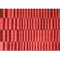 thumbnail image 1 of Ahgly Company Indoor Rectangle Abstract Red Modern Area Rugs, 4' x 6', 1 of 4