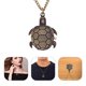 thumbnail image 2 of 1pc reloj clásico vintage reloj de bolsillo reloj en forma de tortuga con cadena, 2 of 7