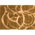 thumbnail image 1 of Ahgly Company Indoor Rectangle Abstract Orange Contemporary Area Rugs, 2' x 5', 1 of 1