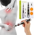thumbnail image 1 of Electronic Acupuncture Pen Acupoint Pen Acupoint Probing Pen Massage Pen Puncturing Collaterals Needle Pen Muscle Pen 1Ml,Silver Plastic Massage Tools, 1 of 9