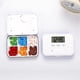 thumbnail image 3 of Smart Electronic Pill Box Organizer with 6 Compartment Day Pill Box Case with Alarm Reminder Pill Box Empty Pill Case, Travel Pill Organizer for Pocke, 3 of 5
