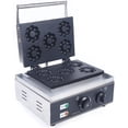 thumbnail image 6 of Fichiouy 1500W Waffle Donut Machine 5 Holes Nonstick Double-Sided Electric Plum Flower Shape Doughnut Maker for Snacks Desserts, 6 of 9