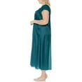 thumbnail image 4 of EZI Nightgowns for Women - Soft & Breathable Satin Night Gowns for Adult Women - Medium to Plus Size Womens Sleep Shirts - Long Mid-Length Nightgown, 4 of 9