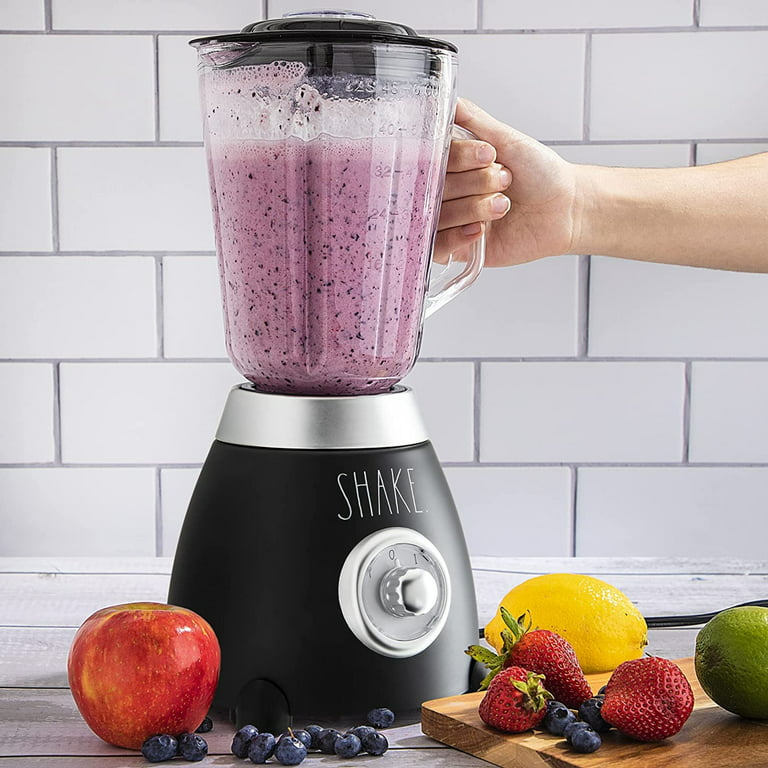 Rae Dunn Countertop Blender, 2 Speed Smoothie Maker, 1.5 L Glass Container