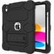 thumbnail image 1 of Funda CCMAO para iPad (A16) 11ª/10ª Generación (2025/2022), Funda para iPad 10ª Generación con Soporte y Porta Lápiz, Cubierta Protectora Híbrida de Tres Capas Resistente a Golpes para Mujer, Negra, 1 of 7