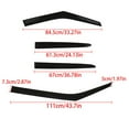 thumbnail image 4 of munirater Window Visors Rain Guards - Car Side Window Deflectors Sun Vent Shade for Veloster 2012-2017, 4-Pack, 4 of 5