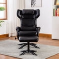 thumbnail image 3 of Snugway Faux Leather Recliner Chair with Ottoman, 3 of 6