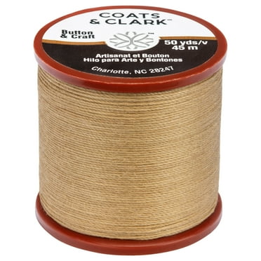 Coats & Clark Button & Craft Thread, 50 Yards, Multiple Colors