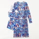 thumbnail image 4 of Traje de baño Conjunto de bikini para mujer Trajes de baño sexy de 3 piezas con cubierta de manga larga (Azul L) Kuymtek Azul T L para Mujer, 4 of 6