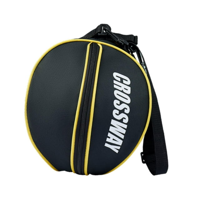 Abbracc Round Basketball Bag Equipment Oxford Cloth Practical Storage Pouch Football Bag Black