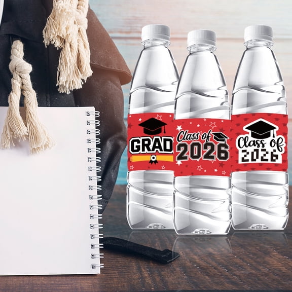 2026 Graduation Decorations, Classof2026 Waterproof Water Bottle, Hot Pink Graduation Party FavorsforGuests, 36 Pc Set